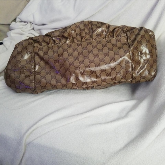 Authentic Gucci GG Monogram Supreme Crystal Hysteria Tote Bag - Picture 6 of 11